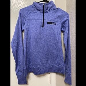 Pink athletic sweater